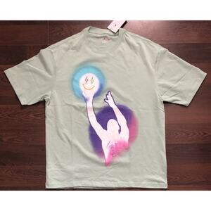 Air Jordan x J Balvin Enamel Green DR2962-308 Men's T-Shirt Size L